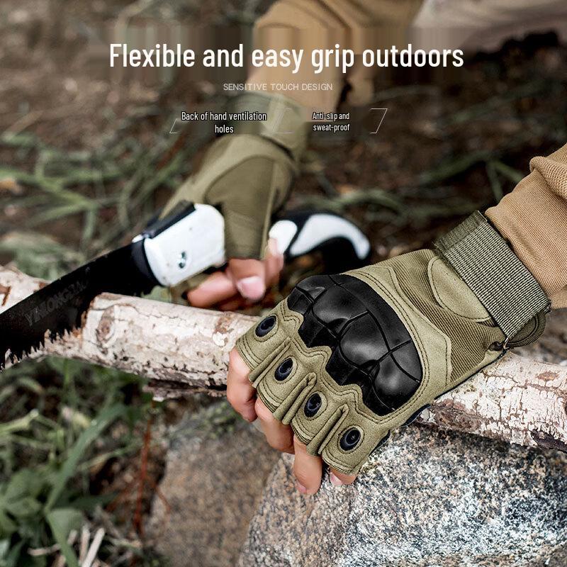 TUCANO Men's Half-Finger Tactical Cycling Gloves
