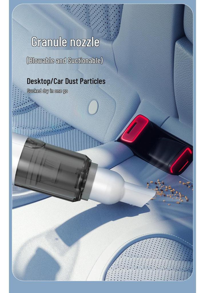 Rechargeable Ultra-Quiet Desktop Vacuum Cleaner for Coffee, Crumbs, and More.