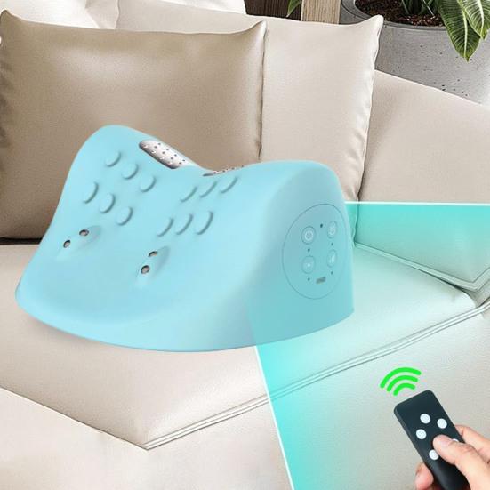 Electric Neck Massager Pillow with Heating Vibration Muscle Tension Neck Shoulder Pain Relief Relaxer Pillow Ergonomic Heated Cervical Stretcher