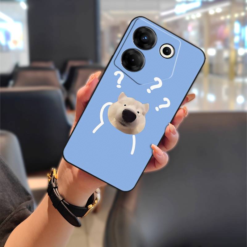 Waterproof TPU Phone Case For Tecno Camon20 Pro 5G/CK8n Durable Back Cover Anti-dust Phone Pouch Couple Dirt-resistant