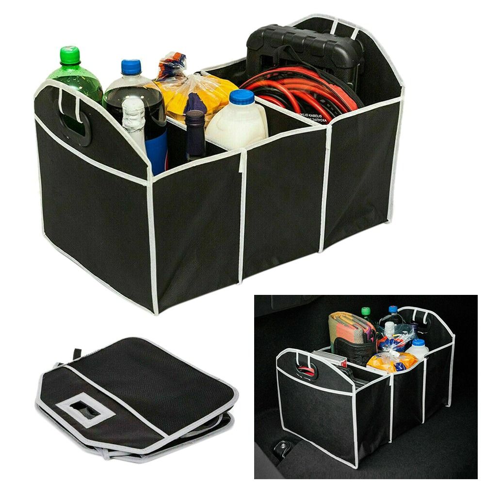 Fabric Shopping Tidy Storage Bag Stowing and Tidying Bag Trunk Organizer Car Boot Organiser