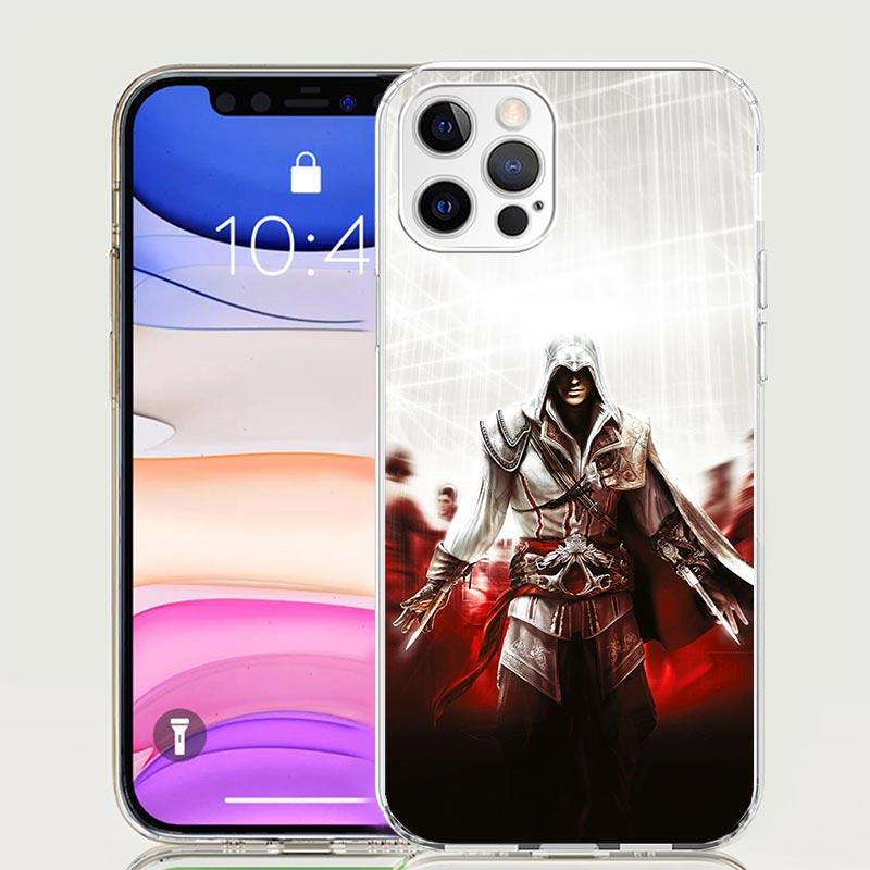 Чехол для телефона Assassin's Creed для Apple iPhone 17 Air 16 15 Plus 14 + 13 Mini 12 11 Pro Max 7 8 SE 16Max Мягкая накладка Co