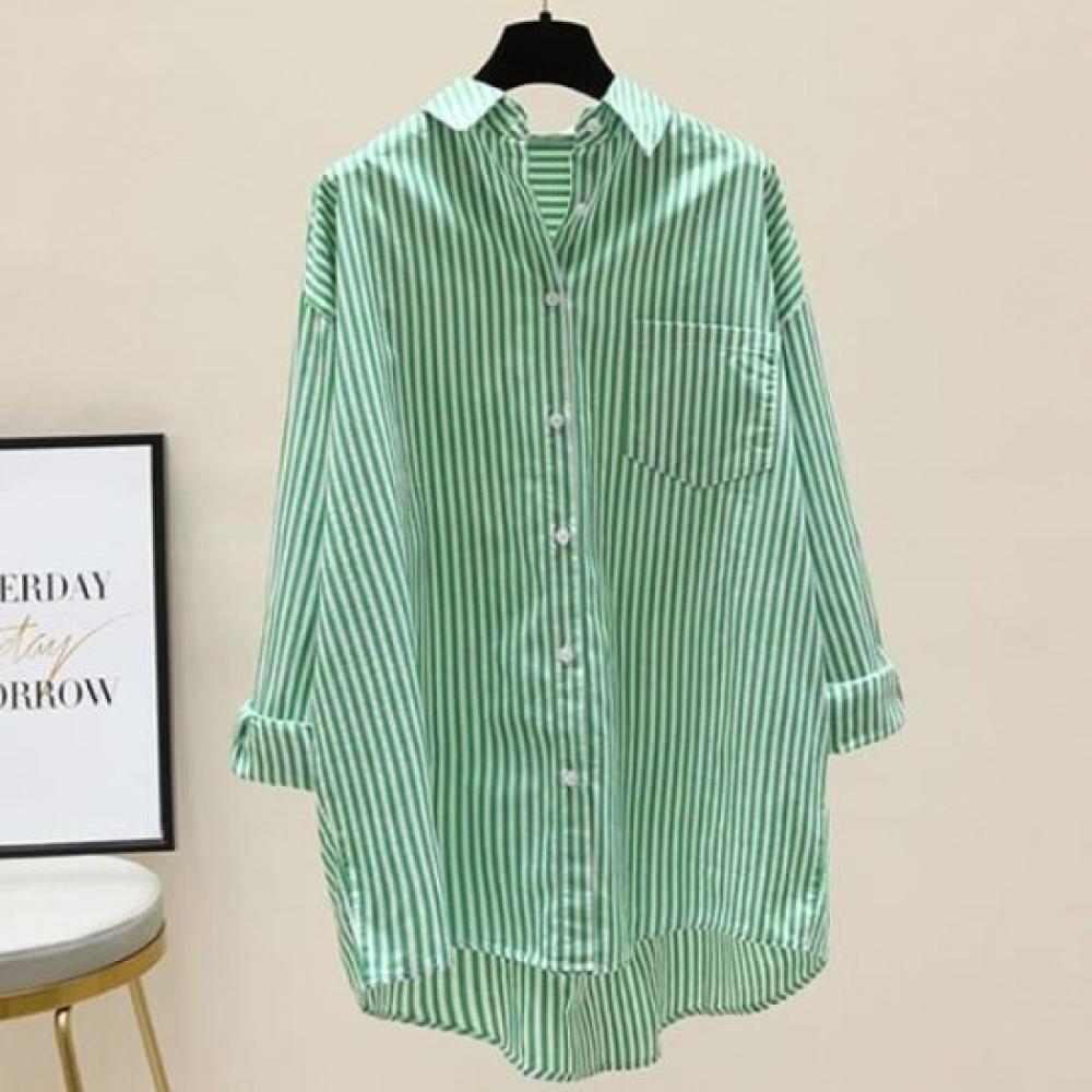 Navava Modern Daily Stripe Long Sleeve Shirt Nb2538