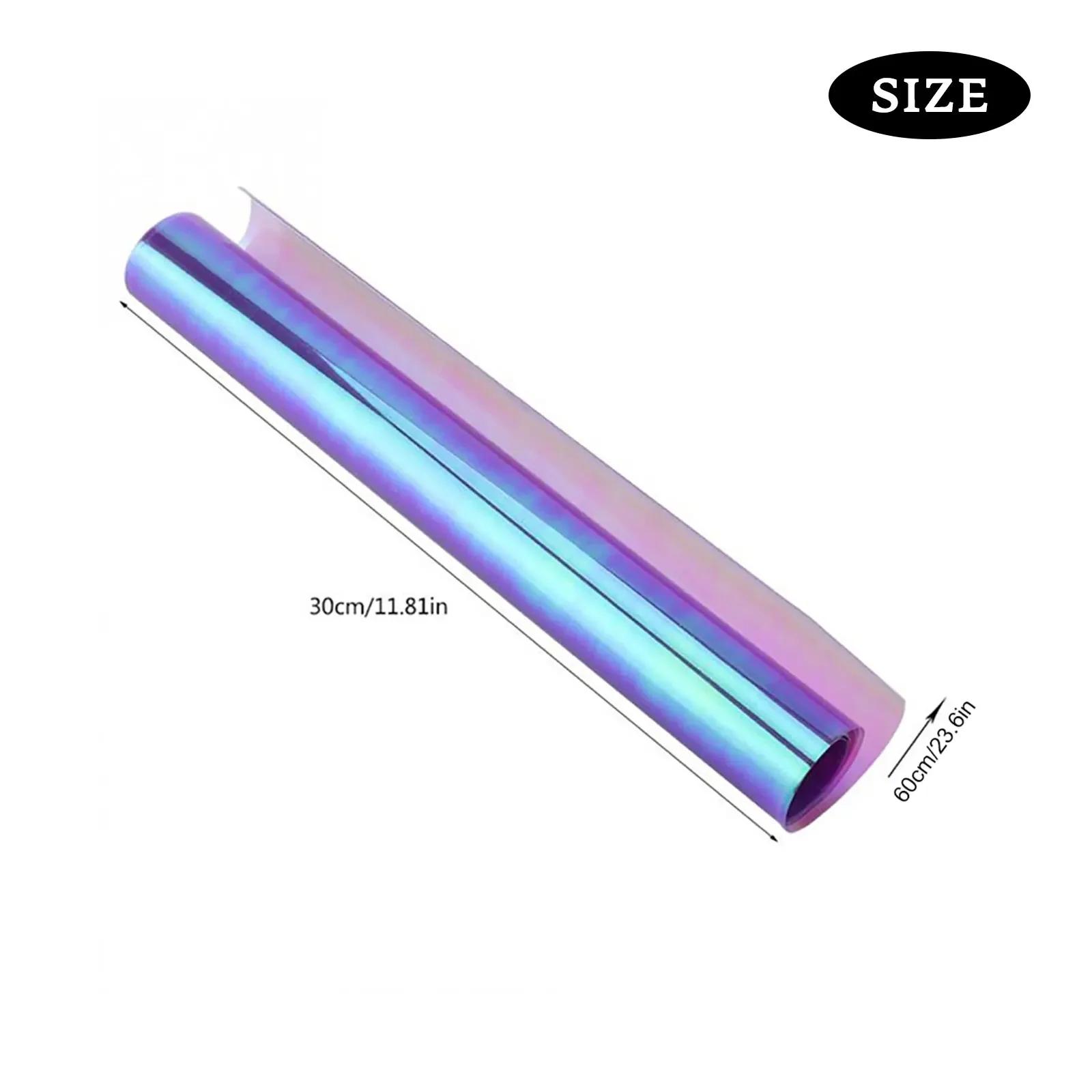 

2024 Новый автомобильный стайлинг хамелеон фары задний фонарь виниловая тонировка автомобиля наклейка световая пленка обертывание автомобильные фары мембрана 30x60 см фиолетовый