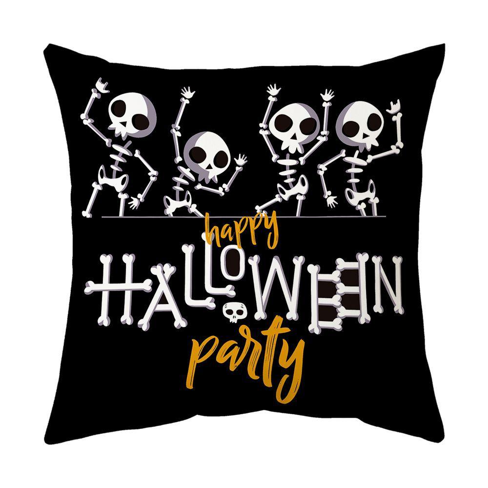 Halloween Pillow, Sofa Pillow Case, Printed Holiday Decoration Scene, Party Ghost Festival Decoration