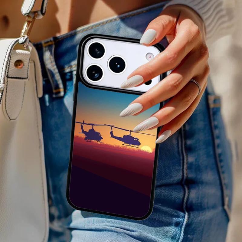 

Helicopter Military Phone Case For iPhone 17 Air 14 15 13 12 Max Cover For Apple 14 15 16 16e 11 Pro Max Plus iPhone 16pro max