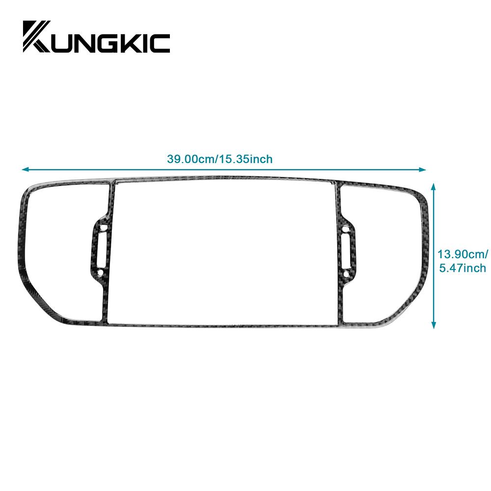 Carbon Fiber Style Interior Sticker for Kia Sportage 2017 2018 2019 LHD RHD Interior Panel