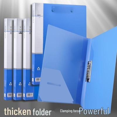 Rangement de bureau étudiant: Dossiers A4 Épaissis, Clip Simple & Double, Pack de 10.
