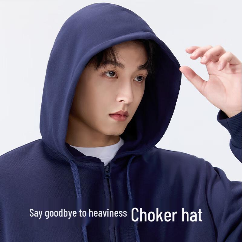 MINISO Japanese Style Casual Hooded Zip-Up Sweatshirt