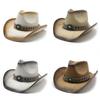Ethnic Style Straw Hat With Wide Brim For Sun Protection And Breathability In Summer