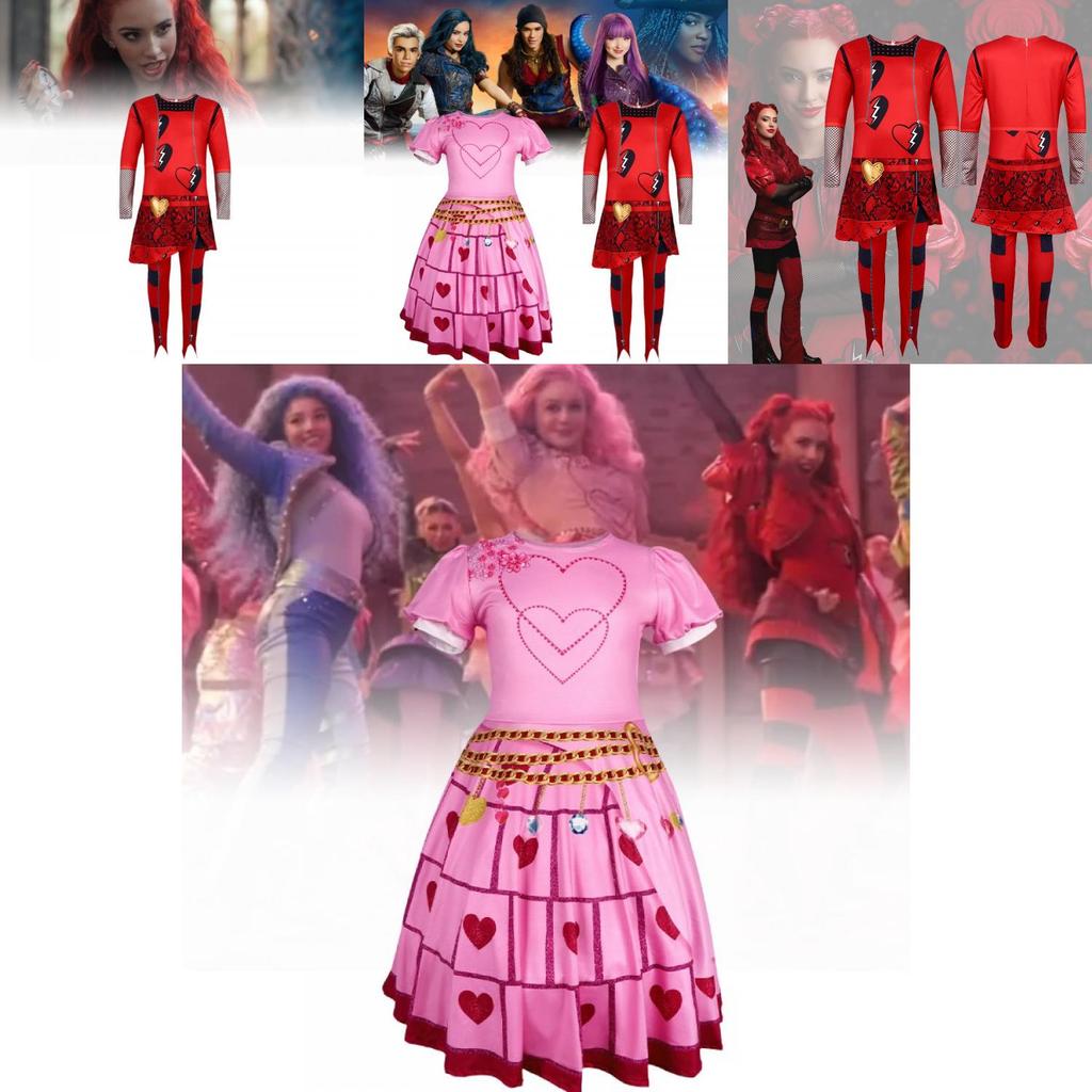 Colorful Comfortable Descendants Cosplay Bodysuit For Halloween Stage Performances