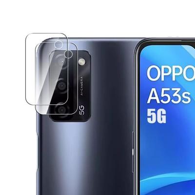 Tempered Glass Rear Camera for OPPO A53S 5G - E.F.CONNECTION - Pack of 2 - Transparent