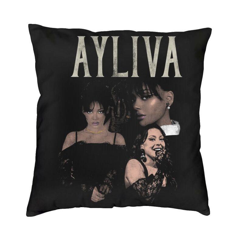 Custom Germany Ayliva Singer And Musician Cushion Cover Double Side Print Throw Pillow Case for Sofa Pillowcase Home Decorative