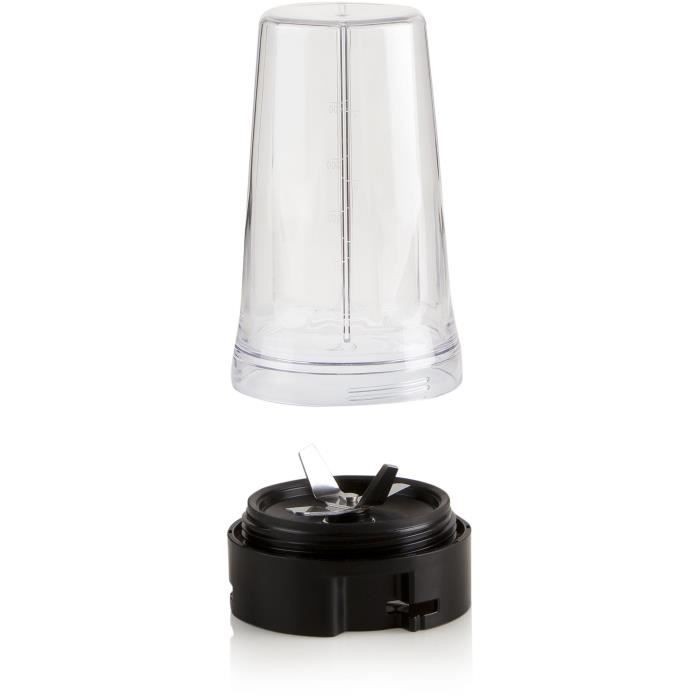 Blender DOMO Xpower - DO700BL - 1000 W - 3 bouteilles (700 ml et 2 bouteilles 500 ml) - 10 pieces - Gris