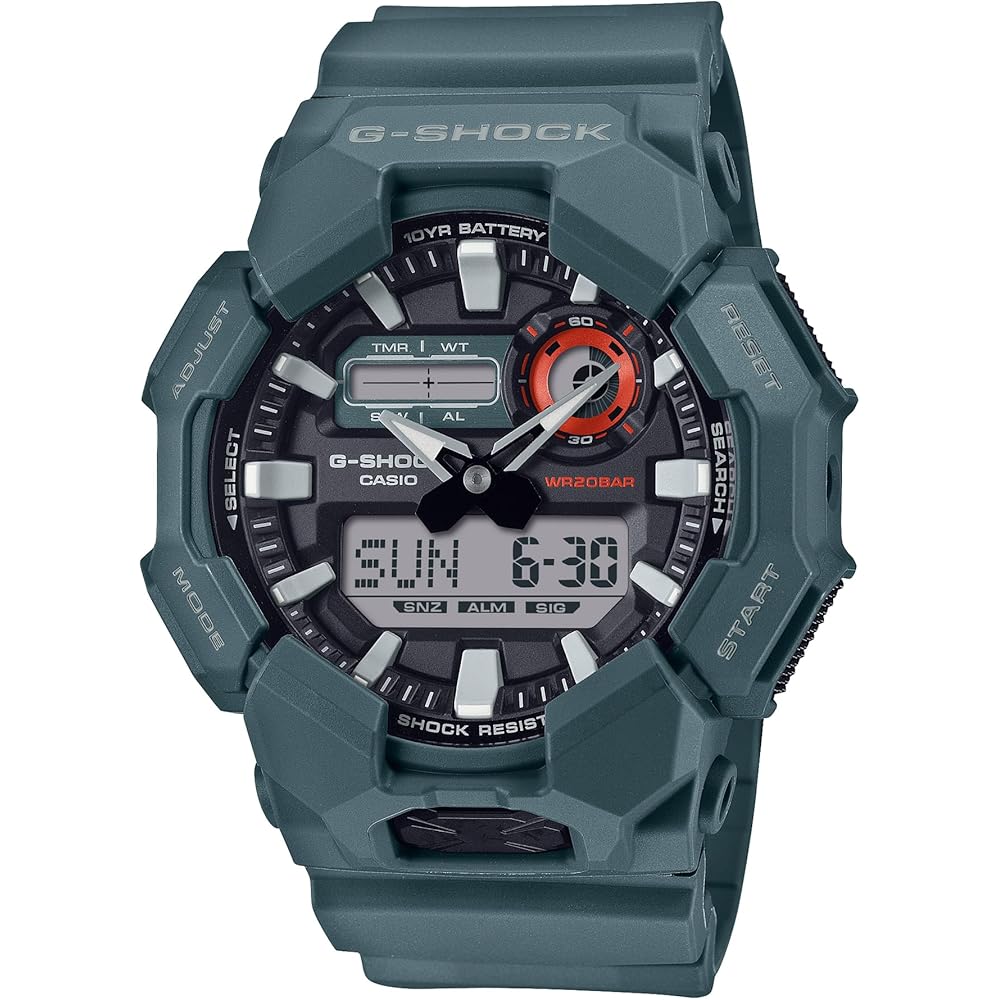 

Casio G-Shock GA-010-2AJF Men s Watch Long Life Battery Biomass Plastic Blue Green
