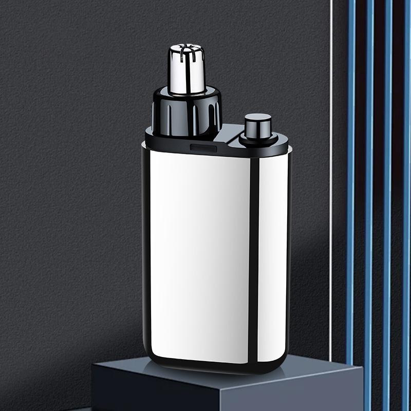 

Триммер для волос в ушах и носу, безболезненный триммер для волос в носу и бровях для мужчин, перезаряжаемый триммер, водонепроницаемый, легко очищается для путешествий серебряный