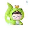 Cartoon Snake Baby Figurine Cake Toppers Ornament Festival 2025 New Year Decors Resins Snake Statue Desktop Shelf Decors