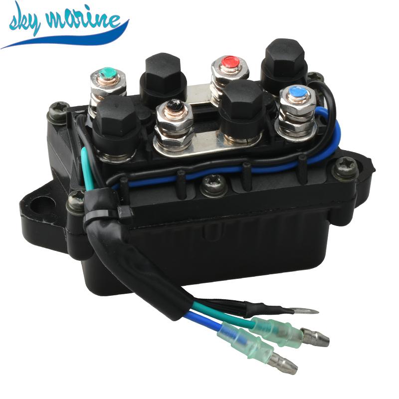 6H1-81950 Trim Relay Tilt Relay 3 Pins For Yamaha Outboard Motor 30HP 40HP 50HP 60HP 6H1-81950-00 6H1-81950-01 Boat Engine Parts