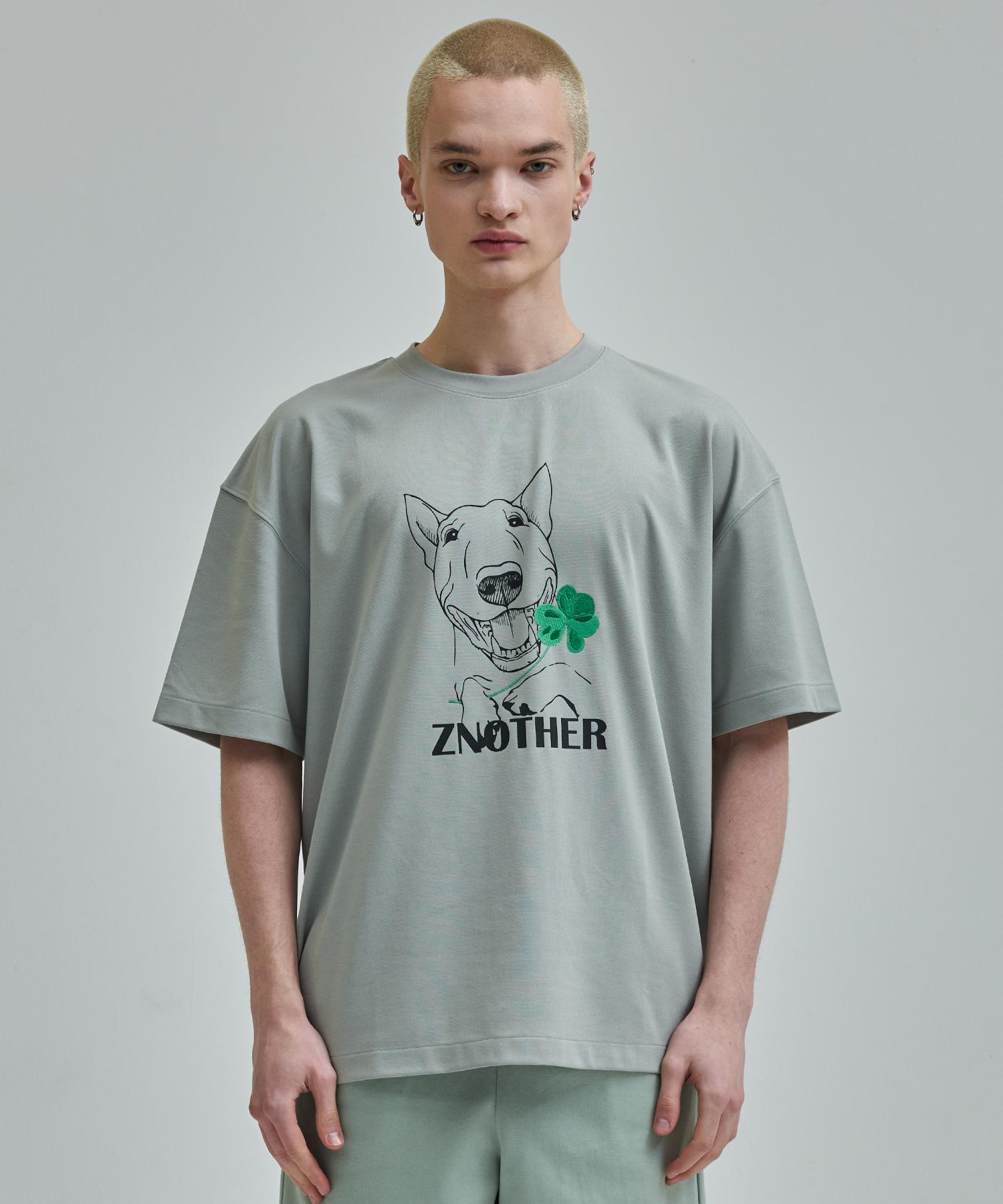 Gen Other Puppy Artwork T-Shirt Mint S