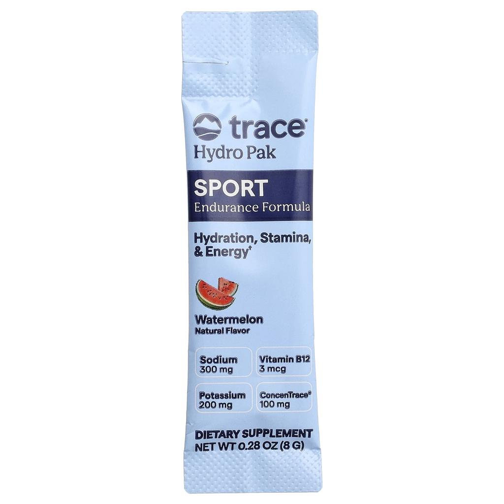 Trace, Hydro Pak Sport, Watermelon, 30 Stick Packs, 0.28 oz (8 g) Each