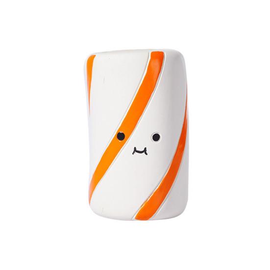 Latex Dog Chew Toy Squeaky Puppy Teething Toy Cute Food Shape Teeth Cleaning Toy for Aggressive Chewers Dogs Boredom Relief