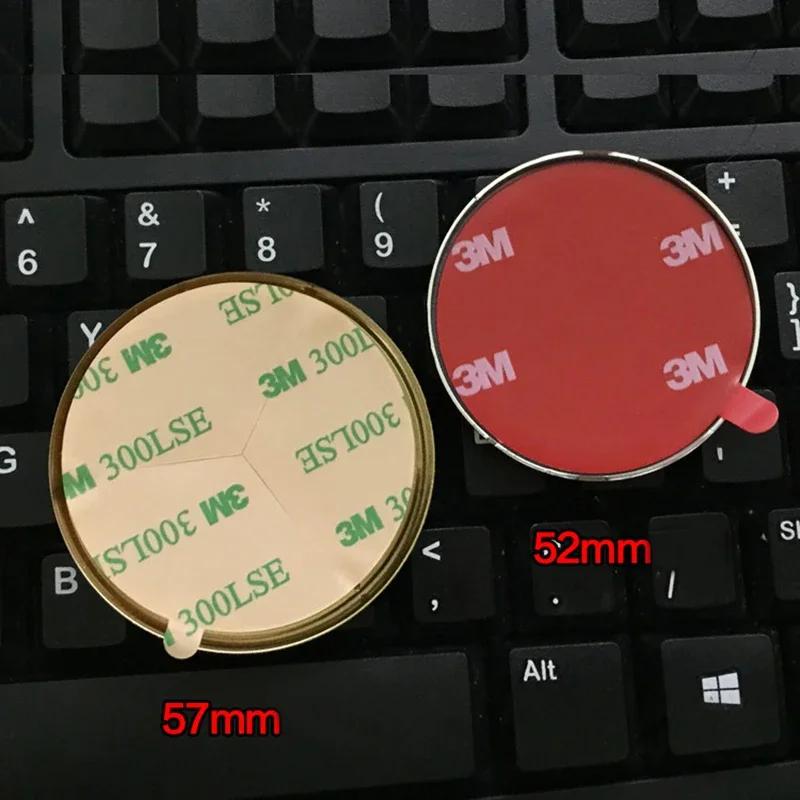 Car Sticker Hot For Benz 52mm 57mm Solid 3d & Flat Star Apple Tree Badge Nickle Car Emblem for Mercedes Benz AMG Steering Wheel