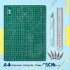 A2/A3/A4 Double-Sided Cutting Mat for Desktop Protection and Crafting - Ideal for Carving, Eraser Stamping, and Paper Cutting.