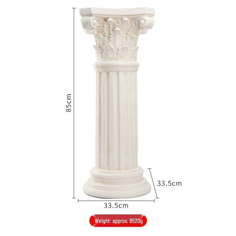 Europäischer Römischer Säulen Blumentopf: Retro Garten Hochzeitsdekoration Ornament