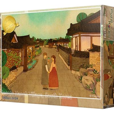 Puzzle Korea Jeonju Hanok Village Jigsaw Puzzle PKAN1000-9104, Korean Popular Puzzles