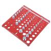 Wall Mountable Thread Checker Gauge for Quick Easy Sorting Home Profession Use Bolt Identification with Drill Bit Gauge