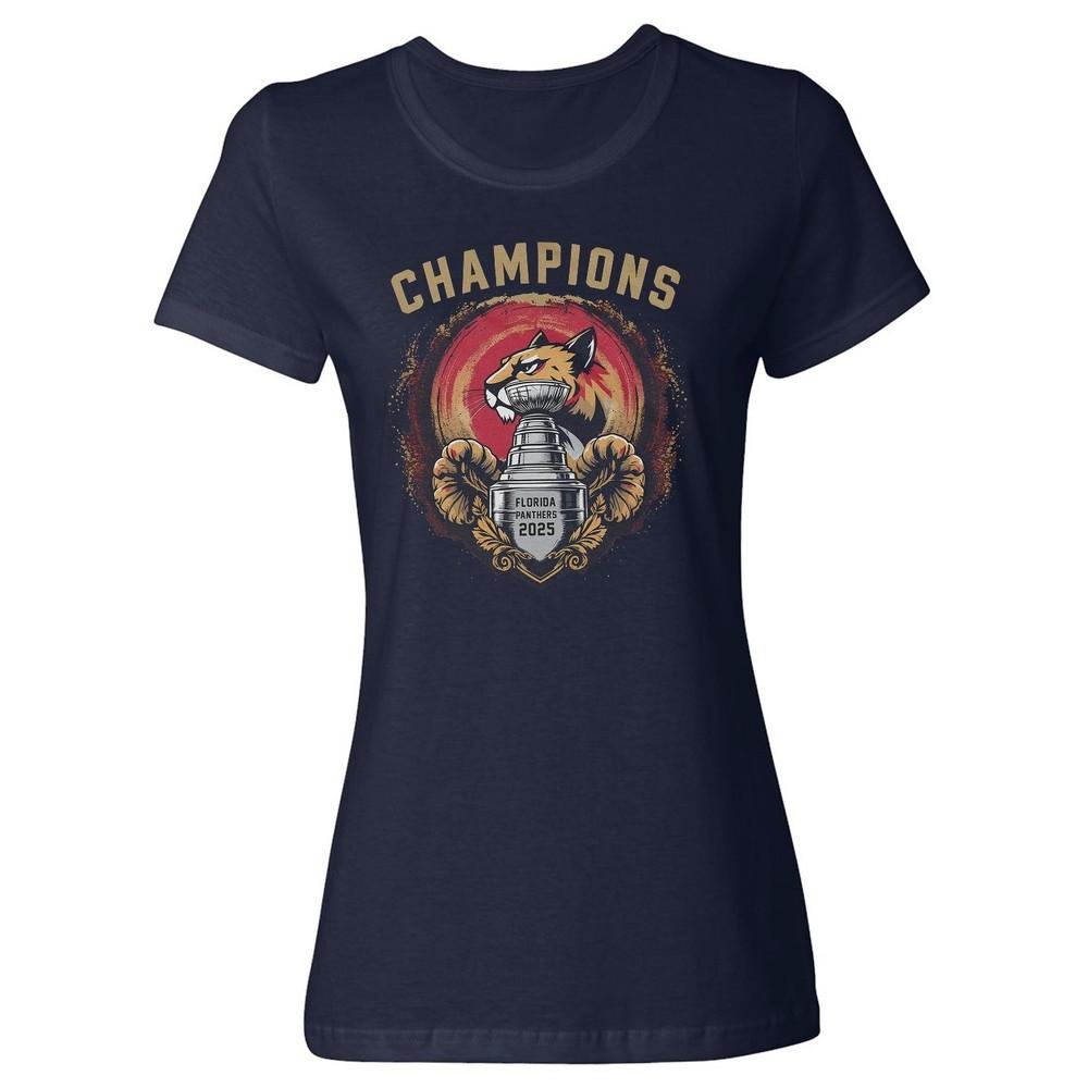 2025 Season Hockey Champions - Florida Fans Gift Ladies Crewneck T-Shirt Unisex T-Shirt S