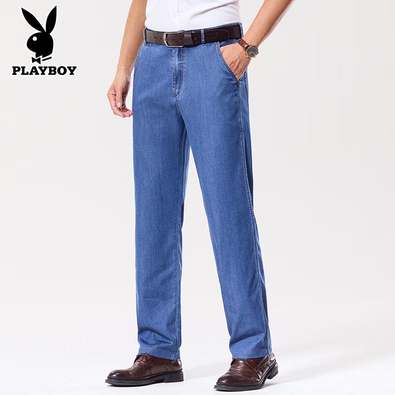 

PLAYBOY Men s Straight Fit Stretch Jeans 36