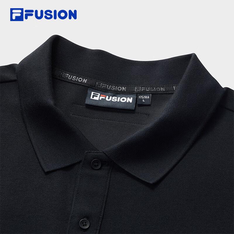 Fila Men's Relaxed Fit Knit Polo Shirt
