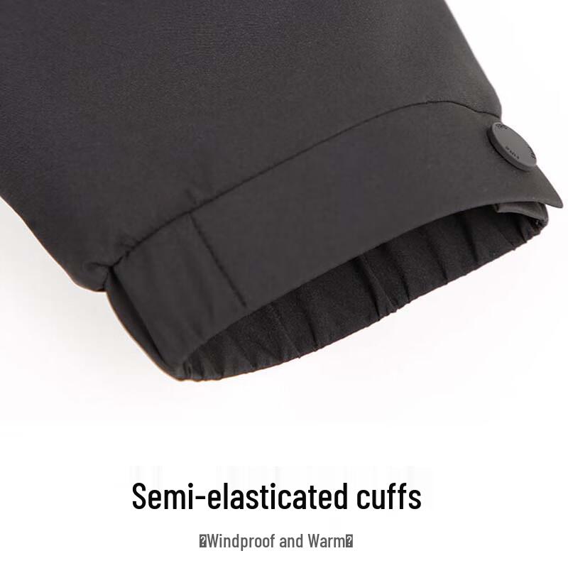 TRIES Men's Hooded Windproof Padded Jacket