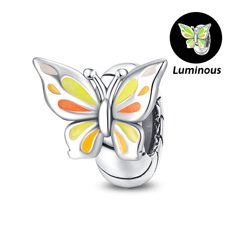 

Подходит для оригинальных браслетов 3 мм Медь Цветные драгоценные камни Бабочка Цветок Фея Подвески Бусины Тонкая DIY Изготовление ювелирных изделий Подарки