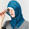 AVAVE Uv Protection Park Golf Hooded Sunshade Check Blue