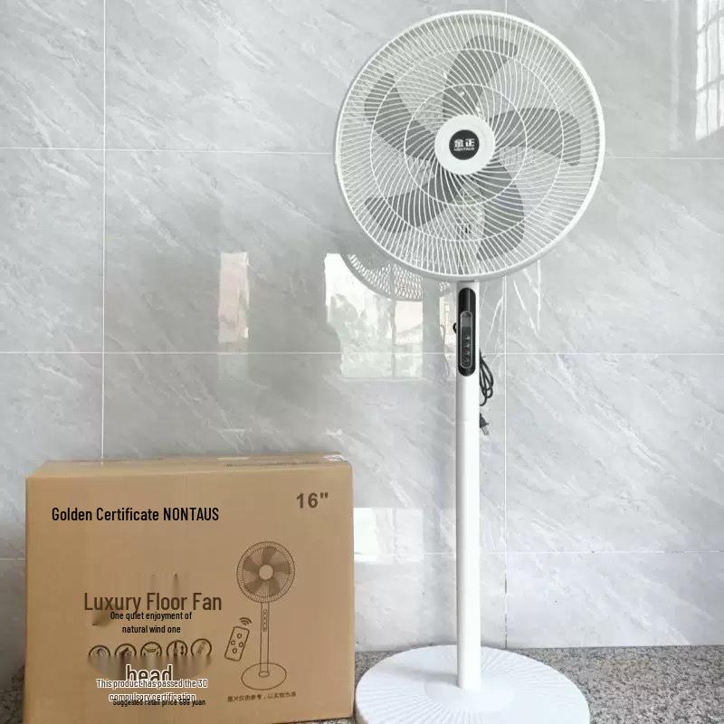 Nan Jiren Energiesparender oszillierender Standventilator: Leise, Starker Wind, für Wohnzimmer & Schreibtisch