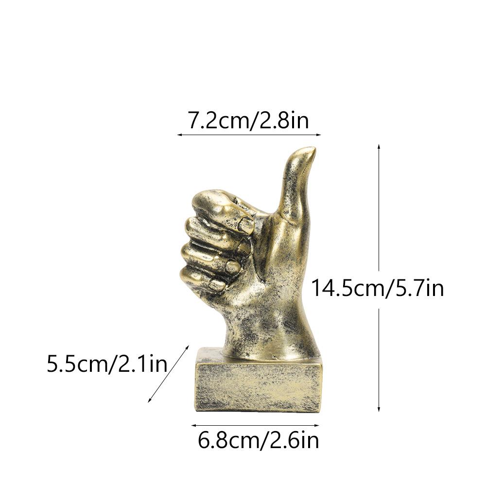 Gesten Charakter Finger Ornament Heim Wohnzimmer Büro Schreibtisch Dekoration