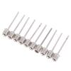 10Pcs Stainless Steel Pump Pin Sports Ball Inflating Pump Needle For Football