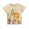 Little Maven 2026 New Summer Children's Clothes Baby Boys Kids Clothes Children's Clothing Cartoon Lions Dino T-shirts
