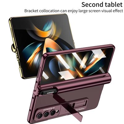 Coque de protection intégrale en verre pour Samsung Galaxy Z Fold4 Fold 4 Fold3 Fold 3 Zfold4 5G Accessoires de téléphone