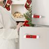 Christmas Plush Cloth Refrigerator Handle Covers Appliance Handle Covers Xmas Decorations for Home 2026 Navidad Natal New Year