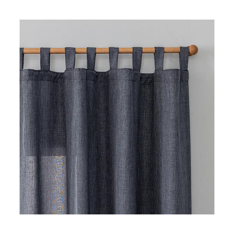 Custom European & American Linen Semi-Shade Curtains for Hotels & Guesthouses