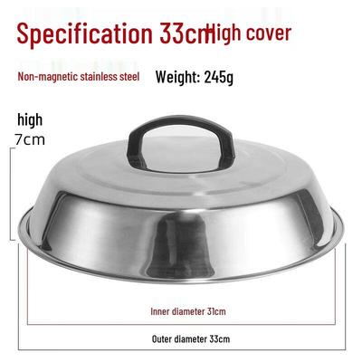 Stainless Steel Round Pot Lid