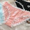 XL to 4XL Plus size Lolita Panties Japanese-Inspired Soft Lace Maiden briefs Comfort-Fit Leg Openings Sweat fairy underpant Sexy underwear
