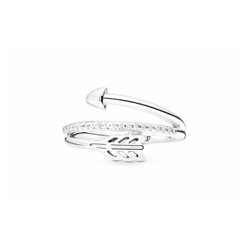Pandora Cupid s Arrow Fantasy 925 Silver Ring Women s 197830CZ