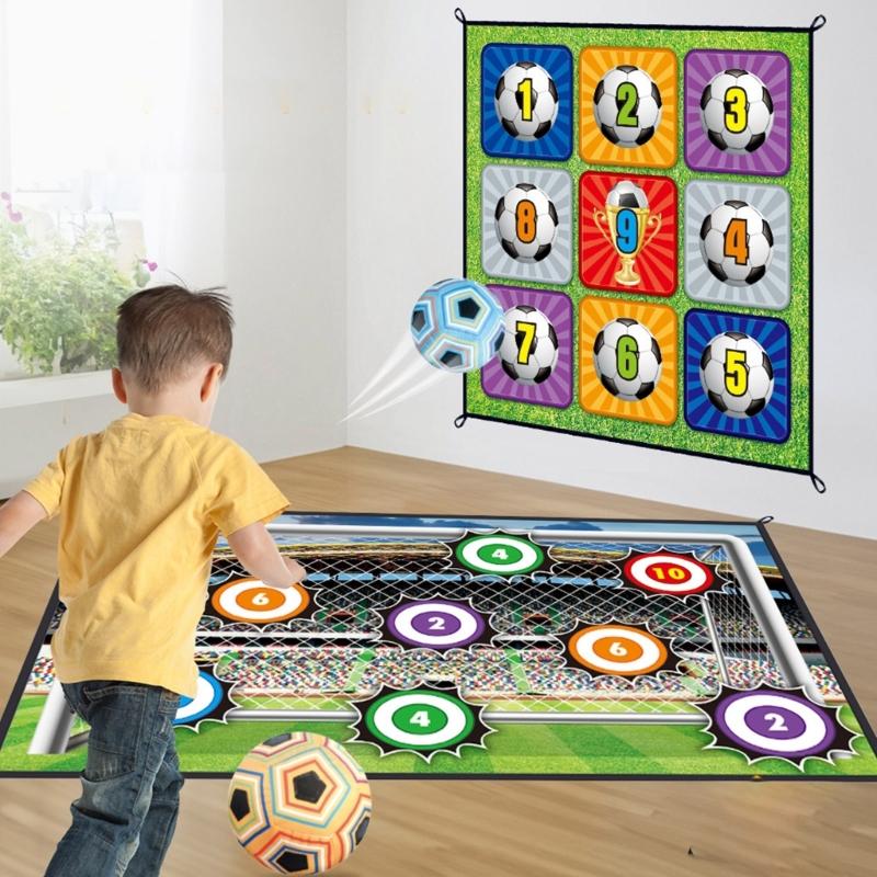 Interactive Throw Game Toy with Soccer for Kids Motor Skills Enhancement for Coordination Development