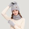 Beanie Hat Women Hat Scarf Gloves Set Thickened Women's Winter Accessories Set  Cold Weather