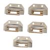 5 Pcs Iron Sewing Machine Feed Dog High Hardness Rubber Flat Sewing Machine Feed Dog Toothless Durable