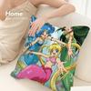 Mermaid Melody Pichi Pichi Pitch Pillow Case Sofa Decorative Home Double-sided Print Plush Throw Pillow Covers Cushion Decor